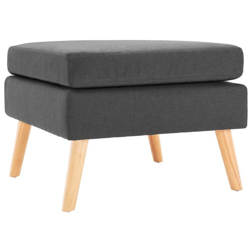 Repose pied gris foncé tissu - foncé,