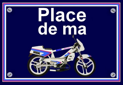 Plaque place de ma - de,