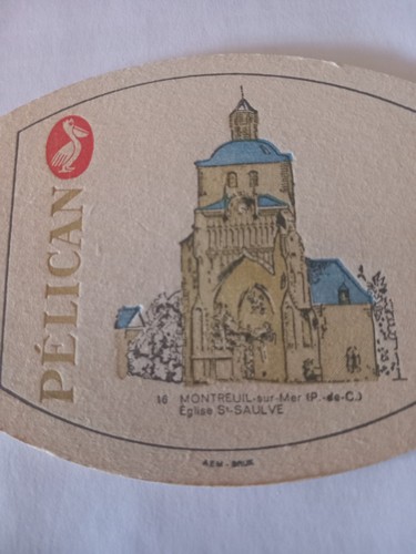 Ancien sous bock bière - ancien,