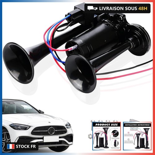Klaxon pneumatique 12v - 12v, db