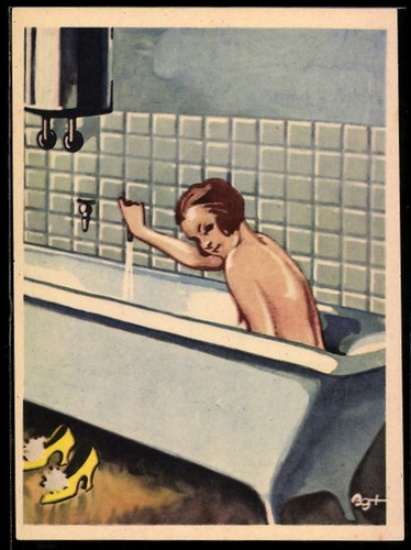 Carte postale jeune femme