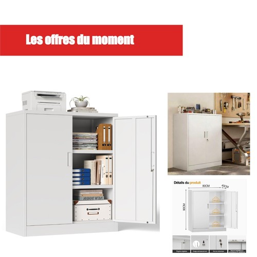 Armoire bureau métallique - armoire,