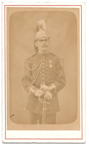 Photo cdv capitaine cavalerie - photo,