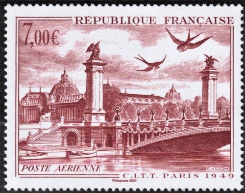 France 2023 timbre - france, pa