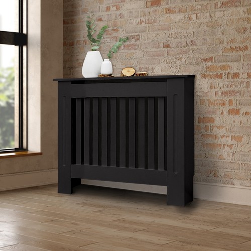 Cache radiateur noir grille - cache-radiateur,