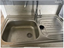 évier de cuisine inox comme