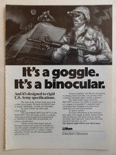 6/1987 LITTON US ARMY GOGGLE