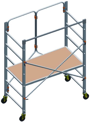 échafaudage aluminium - Échafaudage, en