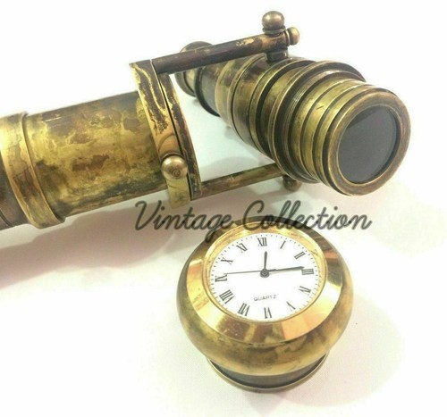 Ancien télescope caché - , brass