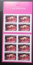 FRANCE 2005 CARNET TIMBRES AUTOADHESIFS BC54 FILLE BC3804 neuf** MNH
