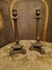 XIX Ème S, Paire De Bougeoirs