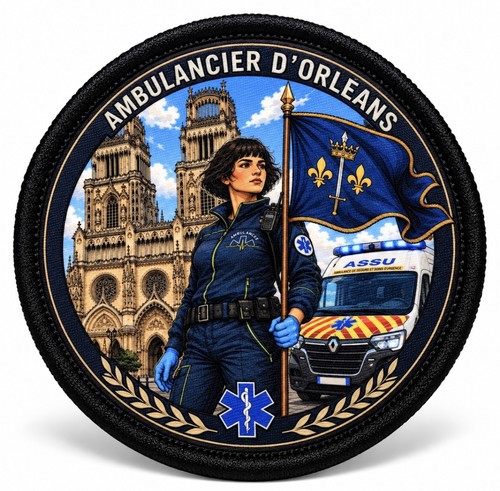 écusson ambulancier - Écusson,