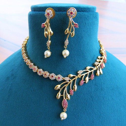 Parure collier boucles - parure,