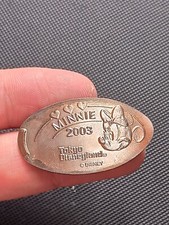 COIN PRESSED PIECE PENNY DISNEY MINNIE 2003 MICKEY DESSIN ANIMÉ RARE COLLECTION