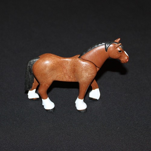 Playmobil country cheval brun