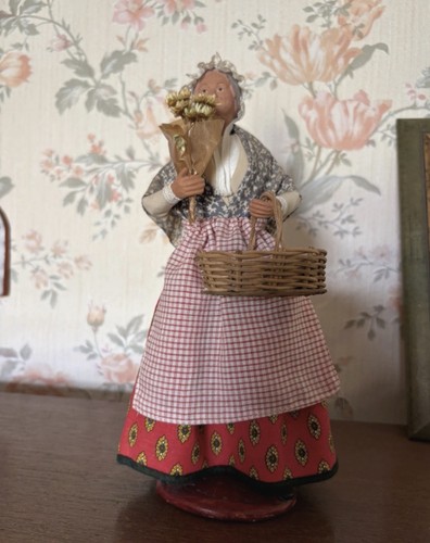 Santon crèche femme - santon, avec