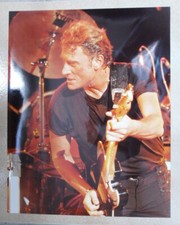 JOHNNY HALLYDAY TRES BELLE PHOTO 24 X 30 CM GUITAR