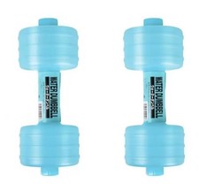 2  haltères d'eau 1000ml