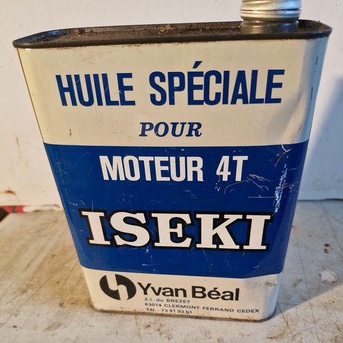 Ancien bidon iseki moteur - ancien,