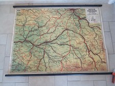 school poster card PARIS BASIN PARISIEN SOUTH WEST MAURITIUS FALLEX old 