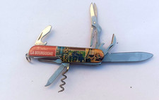 FOLDING KNIFE .. MULTIFUNCTION .. LA BOURGOGNE .. SCISSORS CORKSCREW SCREWDRIVER