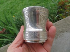 timbale en argent Orfévre D