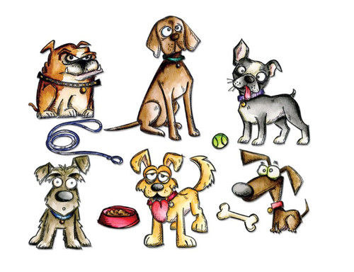 Tim holtz cms271 - holtz, dogs