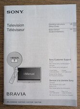 Sony Bravia HDTV Operating Manual KDL-50W800B 50W790B 42W700B 32W700B  2014