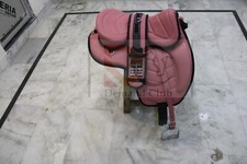 Leather Saddle Treeless Free max English Pony/adult Horse Tack With Stirrup