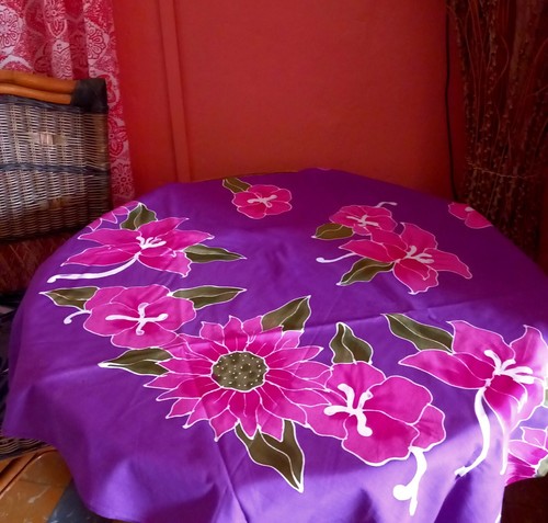 Nappe ronde 100 coton - ronde,
