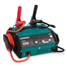 VONROC Chargeur Batterie 15A 6V/12V Démarrage Rapide