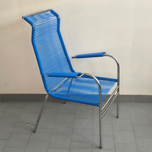 Fauteuil scoubidou vintage - fauteuil,