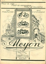 Publicité ancienne bicyclette