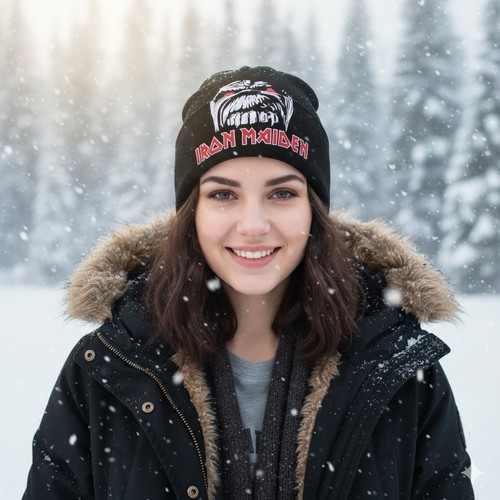Bonnet chaud noir - noir, pour
