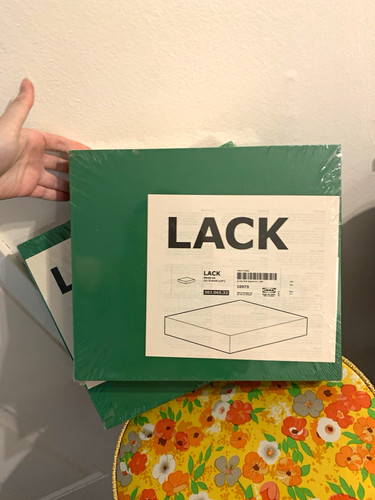 Discontinued ikea lack - discontinued, wall
