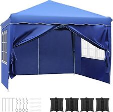 Tonnelle Pliante 100% IMPERMÉABLE Dimensions du Toit 3x3m Tente de Jardin...