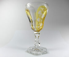 Ancien Verre À Pied Couleur