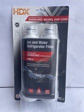 (2) Pack - HDX FMS-2 Water Filter for Samsung Refrigerators HAF-CINS - Open Pkg