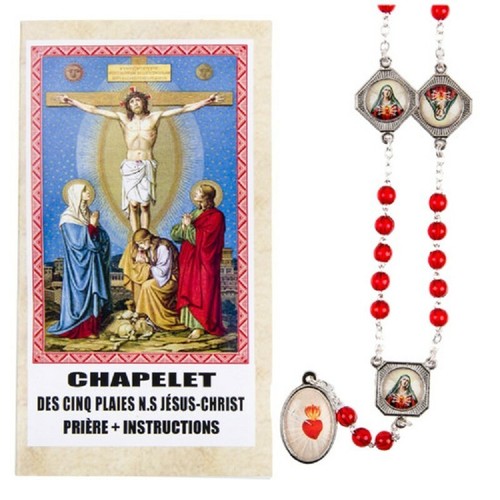 Chapelet dévotion plaies - chapelet, de