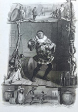 Gravure 19°  Paillasse