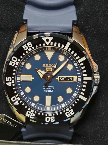 Montre bleue seiko - bleue, 5