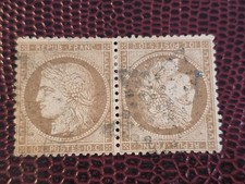 Timbre France  58c obl tète Bèche 2 eme choix signé jfbrun ref V 44/1