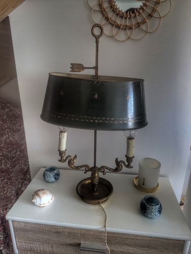 Lampe bouillotte bronze - bouillotte, en