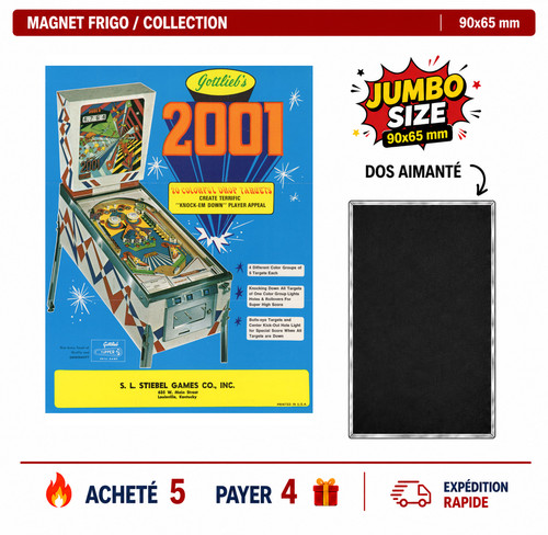 Magnet frigo 2001 - magnet, 90x65