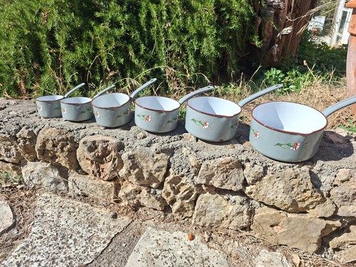 Casseroles tôle émaillée