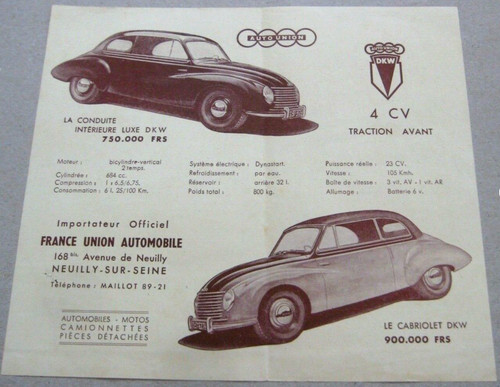 1952 auto union - auto,