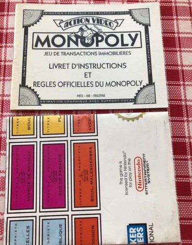 Notice monopoly nes poster - notice,