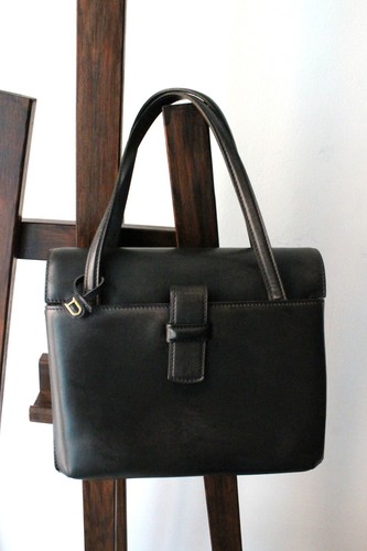 Delvaux sac main cuir - sac, en