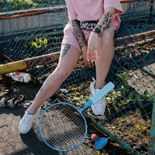 Kids badminton racket and - kids,