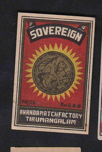 Antique match tags india - match,